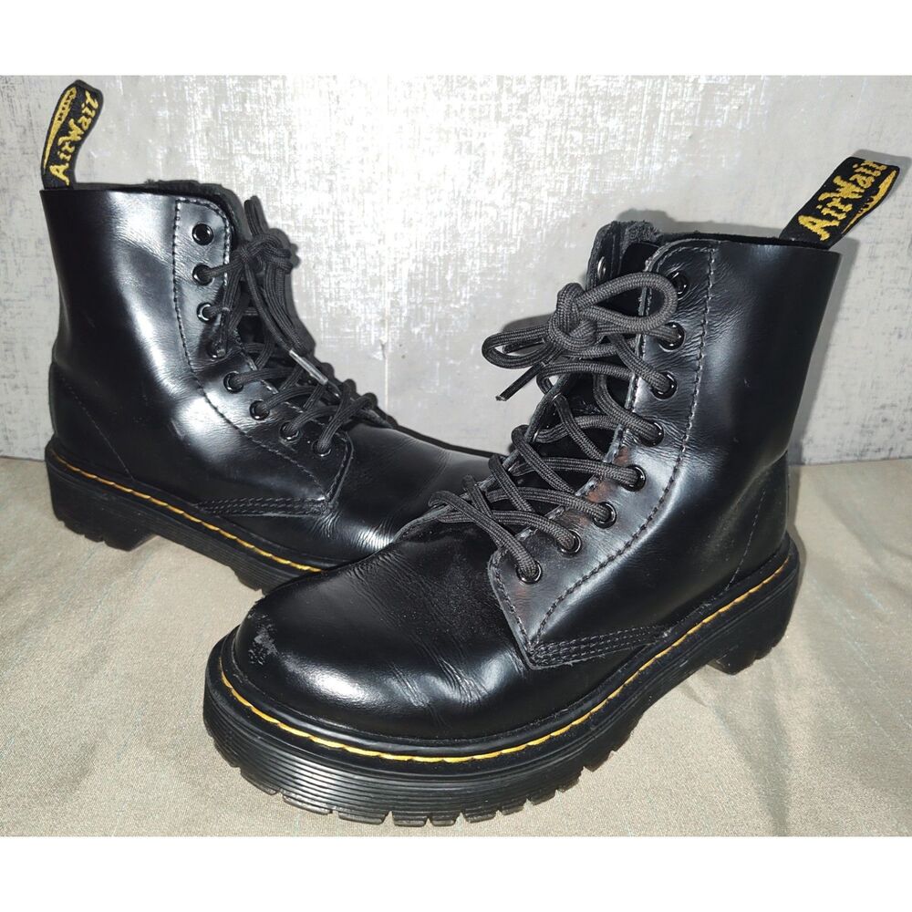 Dr. Martens 1460 Pascal Bex Junior Lace Up Boots Sz 2